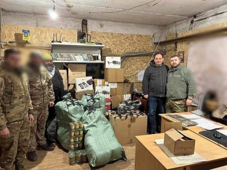 Волонтерська поїздка на передову: Руслан Марцінків відвідав бійців 78 батальйону